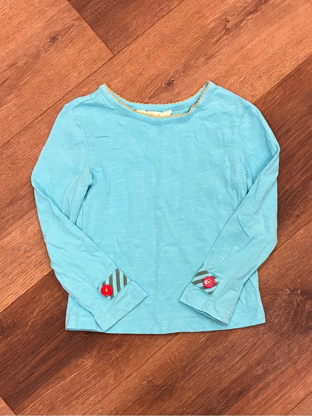 Matilda Jane Sugar Window Tee Once Upon A Time Blue Long Sleeve Shirt Top 2T